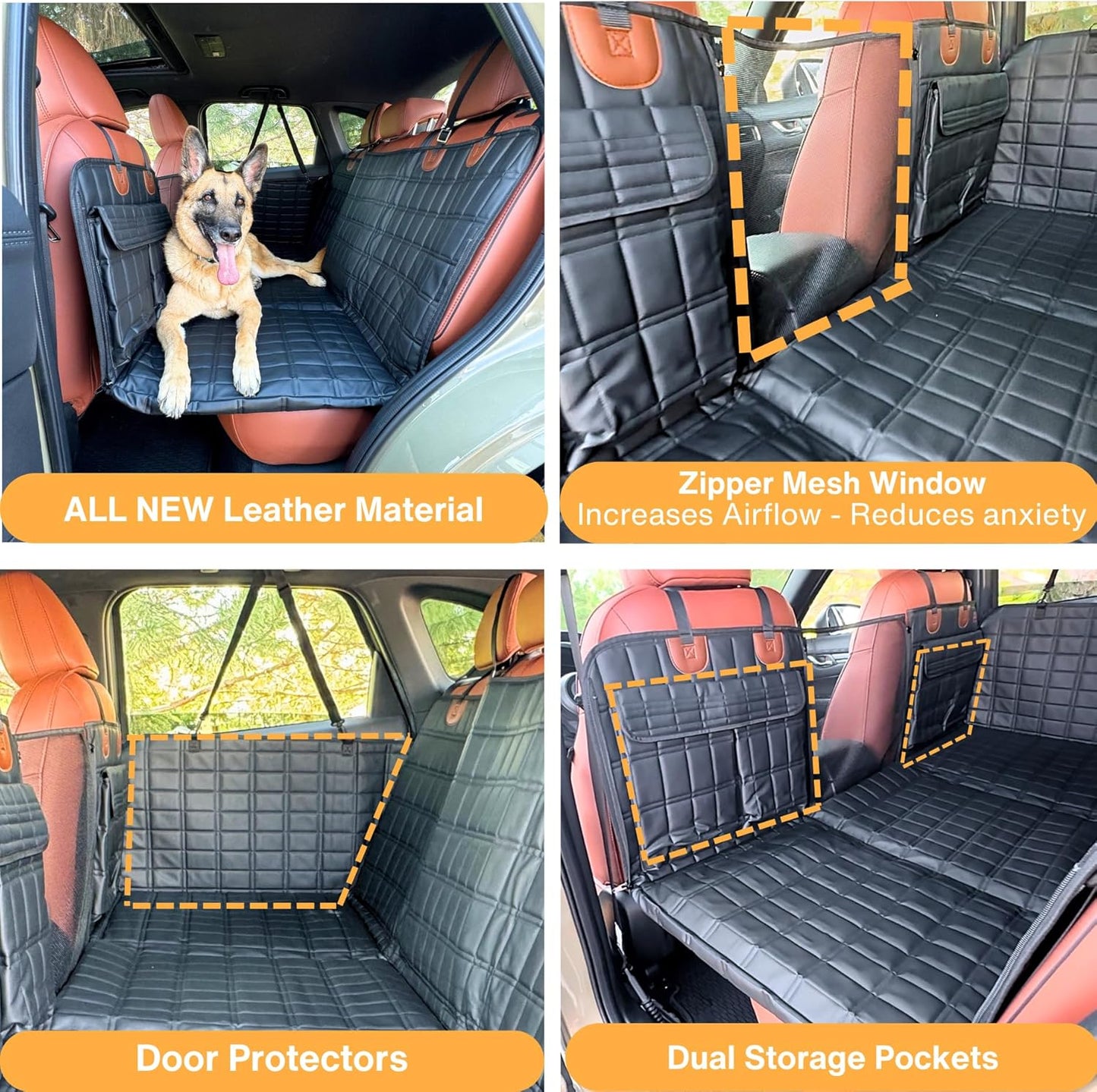 PawShield Waterproof Dog Car Seat & Travel Bed ππΎ
