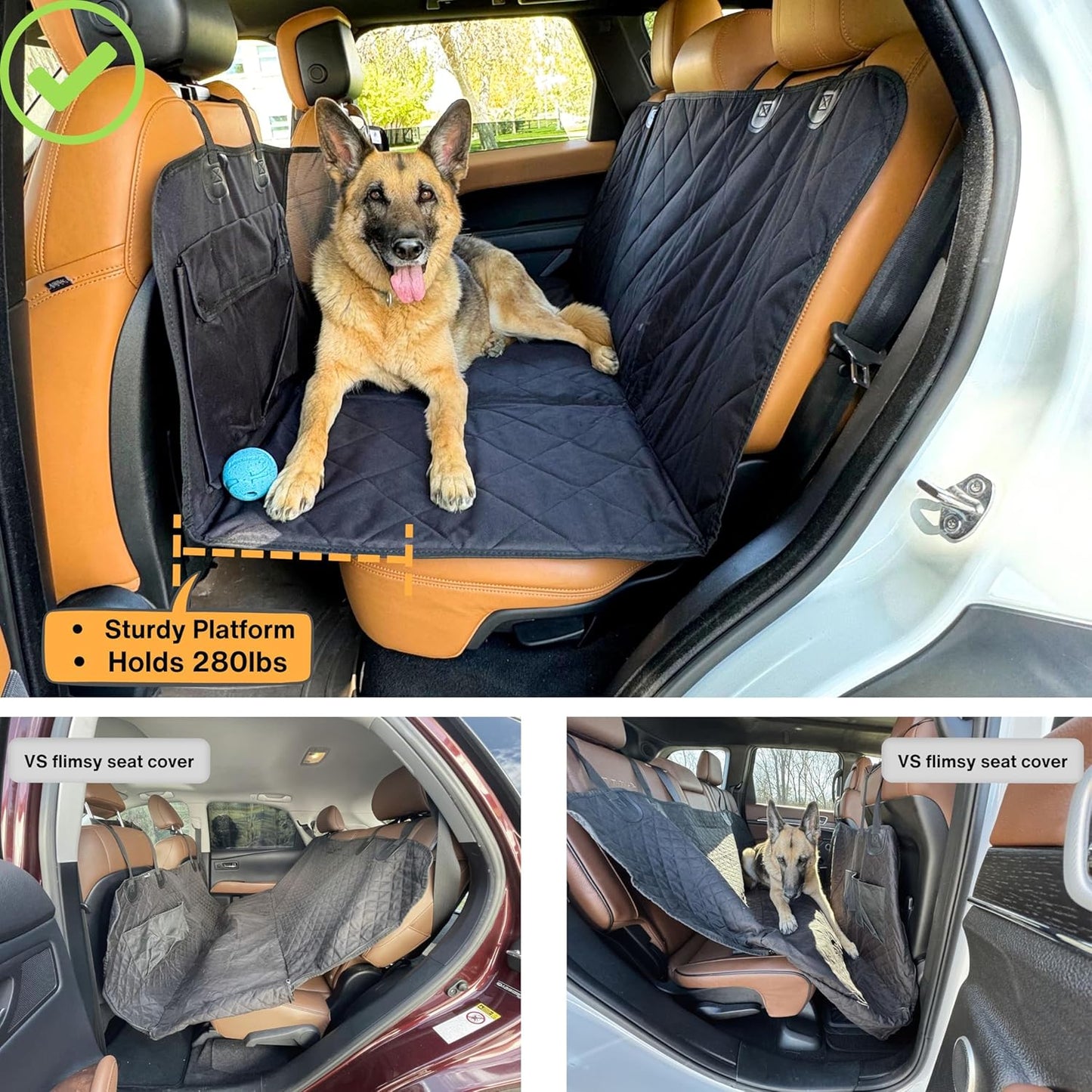 PawShield Waterproof Dog Car Seat & Travel Bed ππΎ