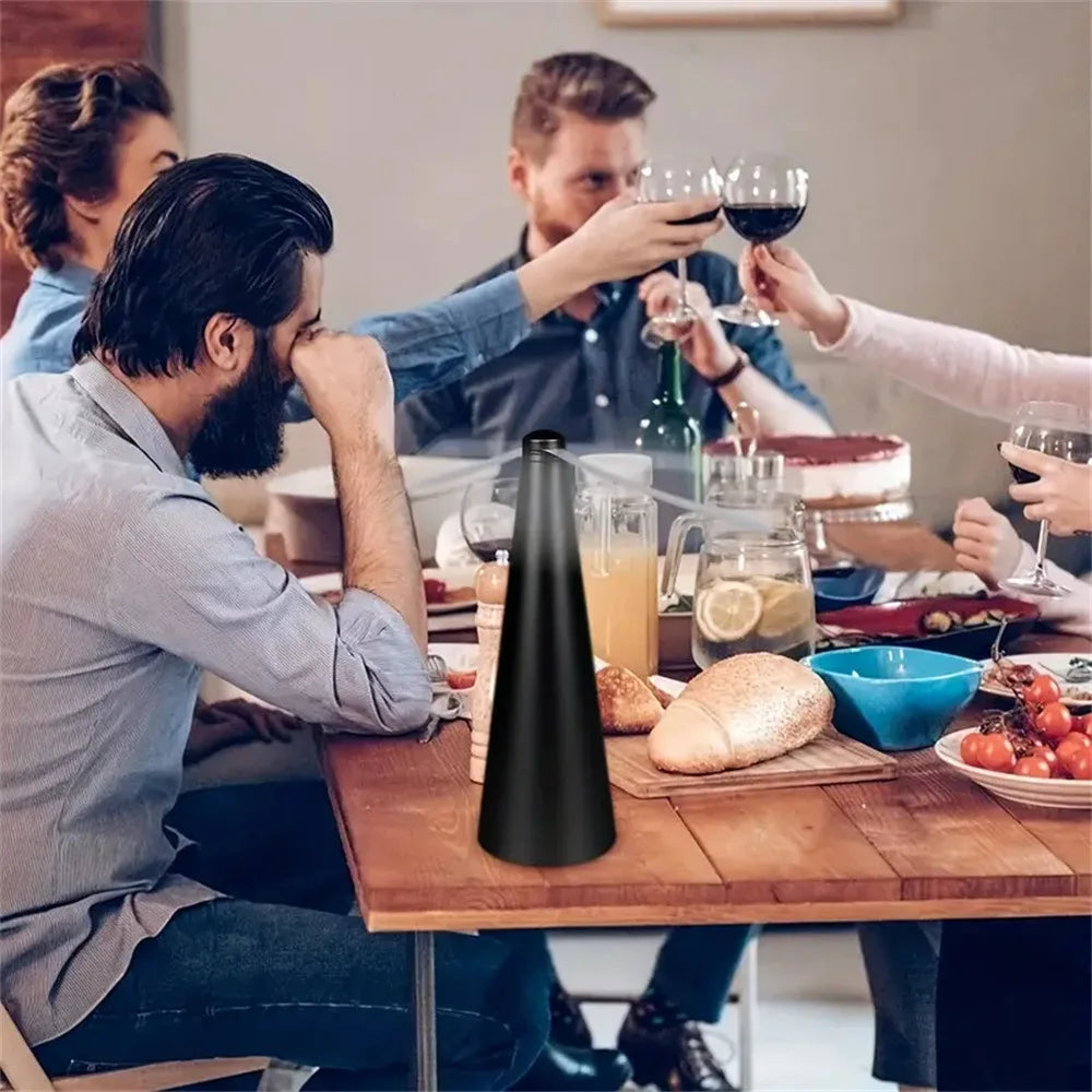 Outdoor multifunctional fly 360 ° rotating food, pest repellent table fan, camping equipment for hiking