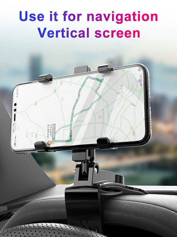 Rotating Phone Holder With Navigation Bracket