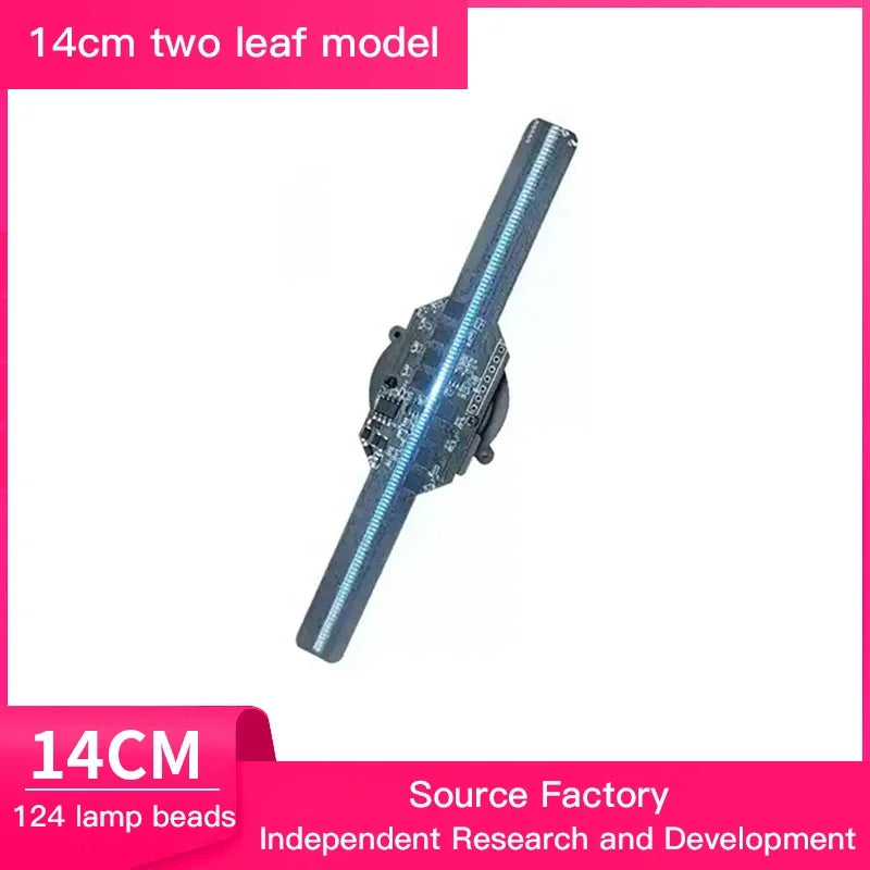3D holographic naked eye  suspended projection advertising machine LED fan aerial imaging ultra-thin advertising machine