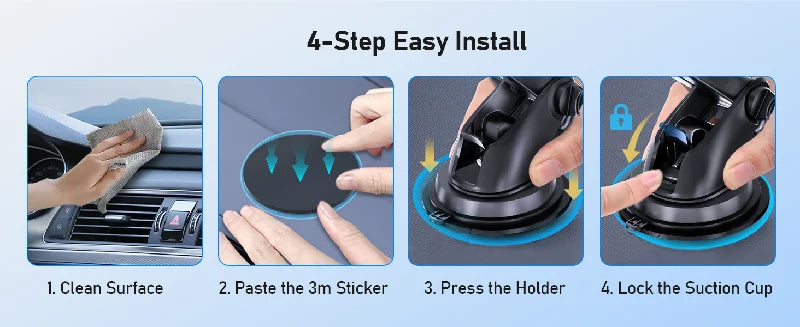 Sucker Car Phone Holder