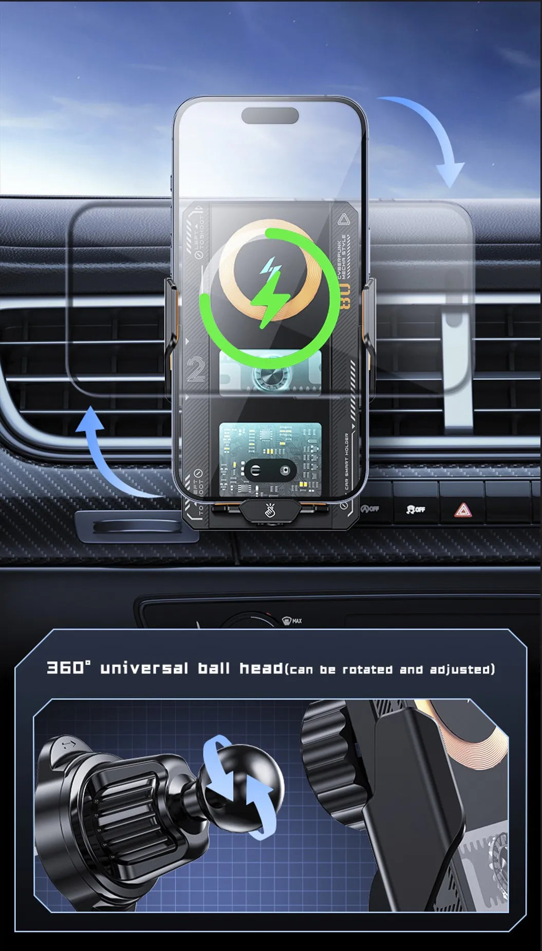 Car Smart Sensing Charger