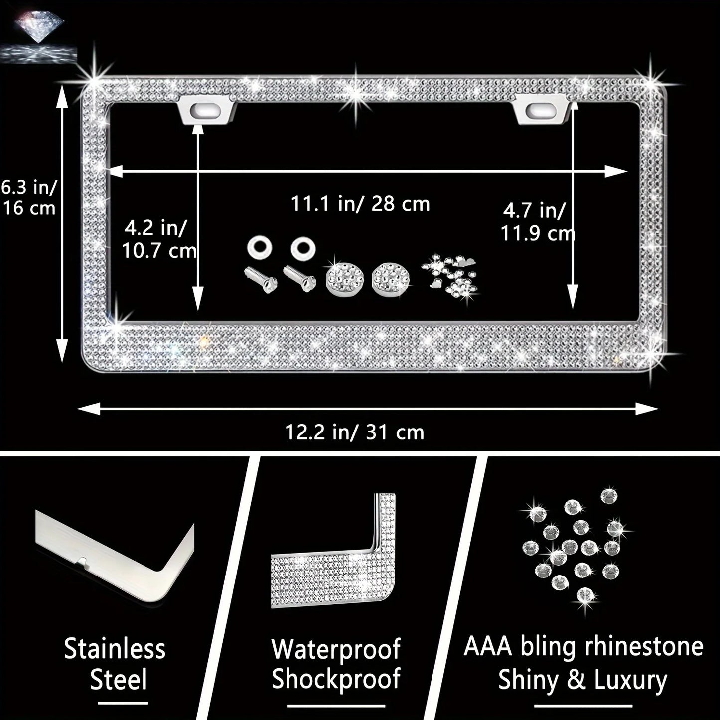 Car Accessories Women Bling