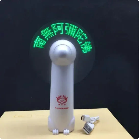 3D holographic naked eye  suspended projection advertising machine LED fan aerial imaging ultra-thin advertising machine
