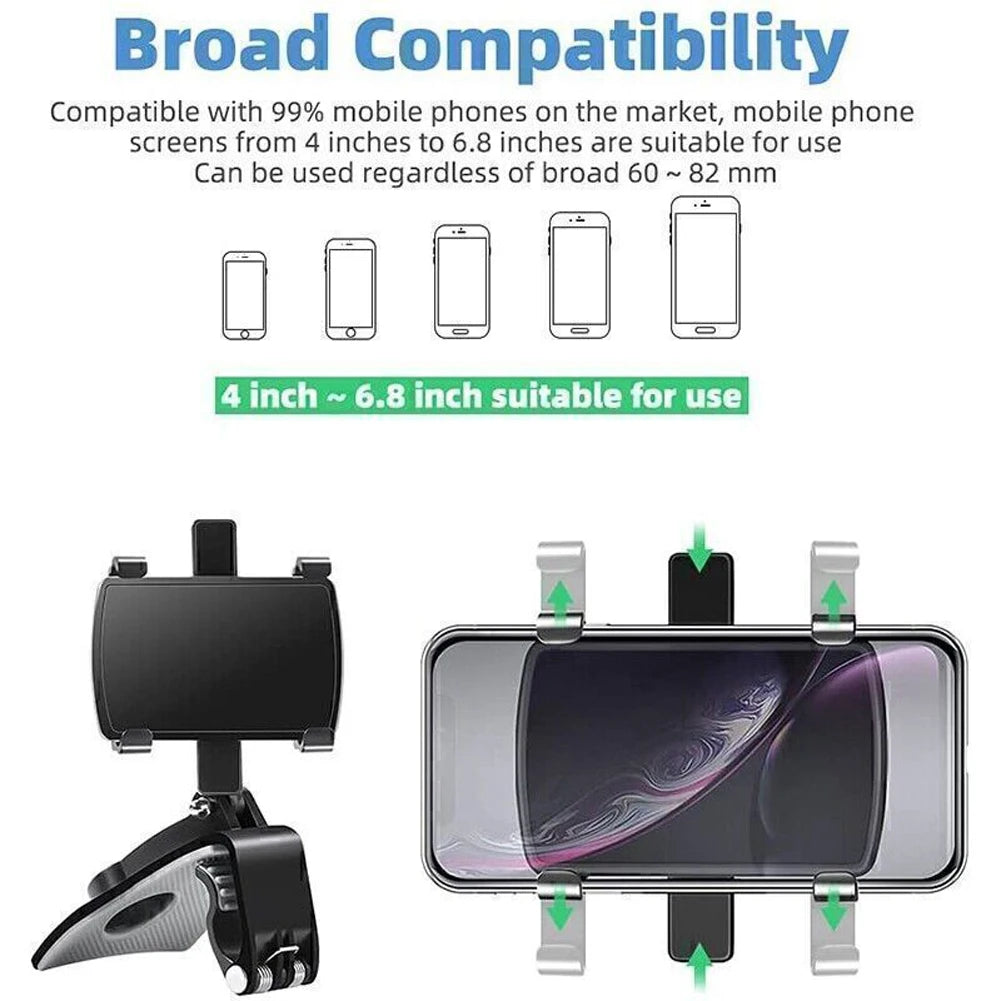 Rotating Phone Holder With Navigation Bracket