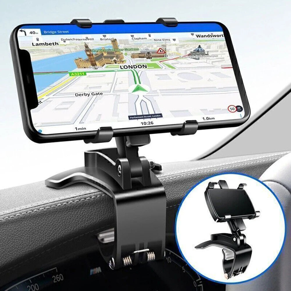 Rotating Phone Holder With Navigation Bracket