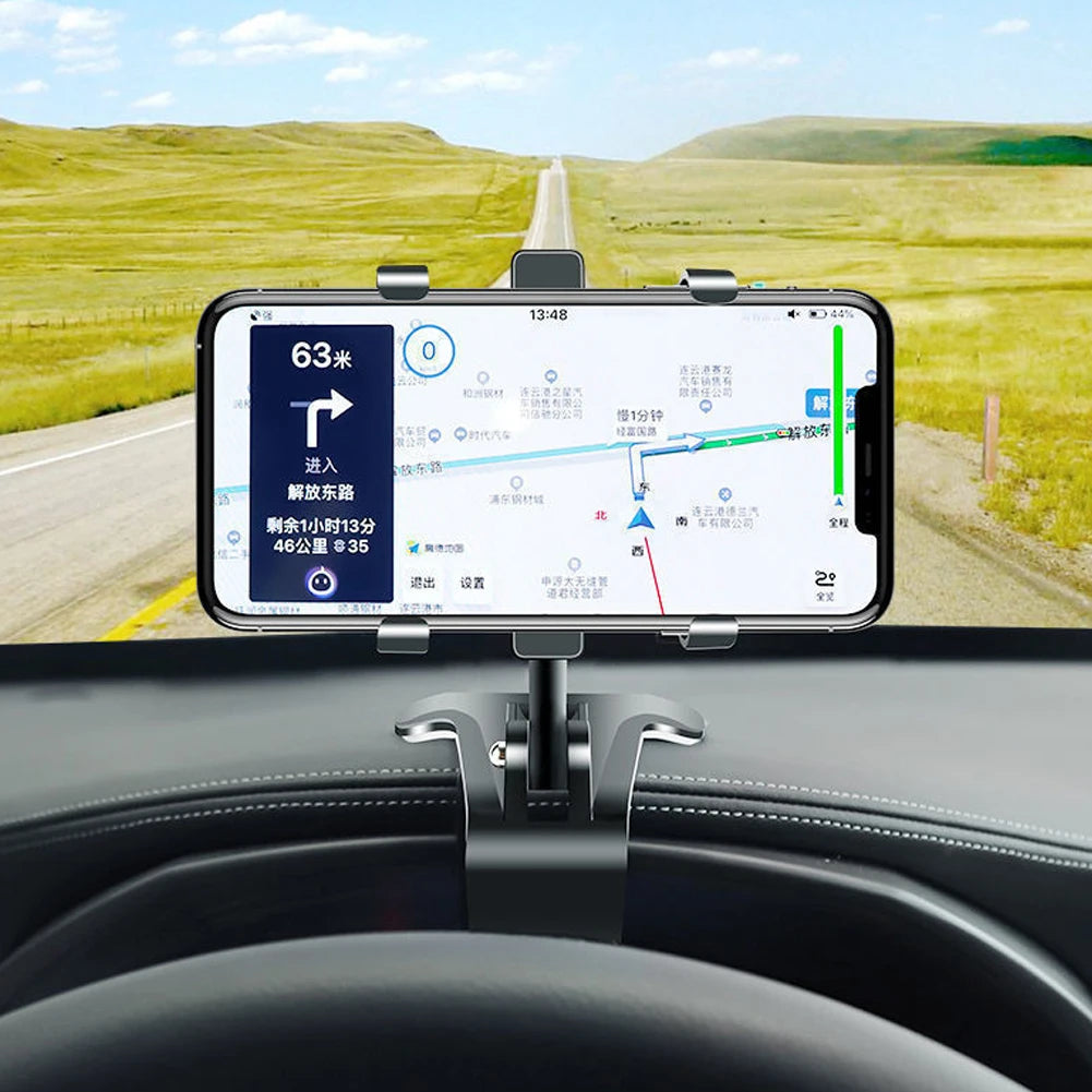 Rotating Phone Holder With Navigation Bracket