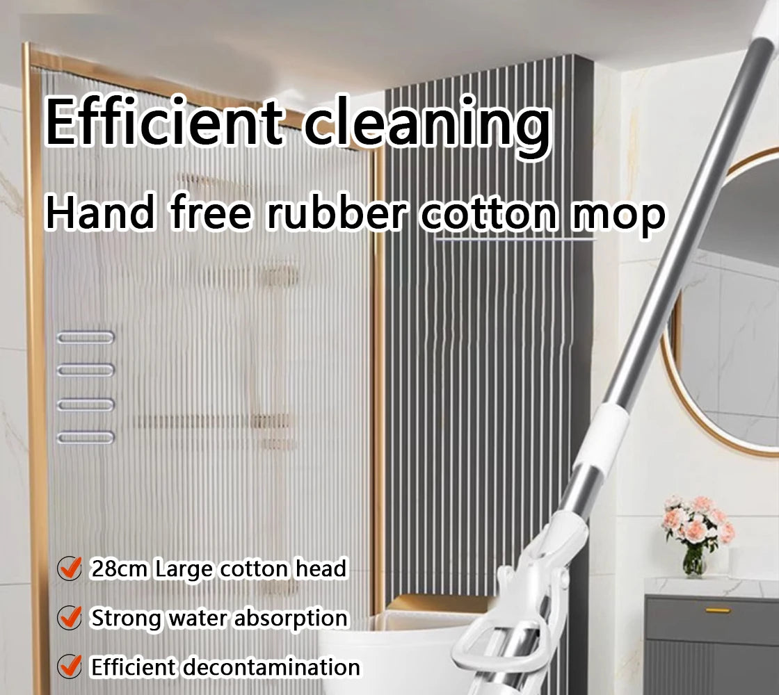 Hand Free Rubber Mop
