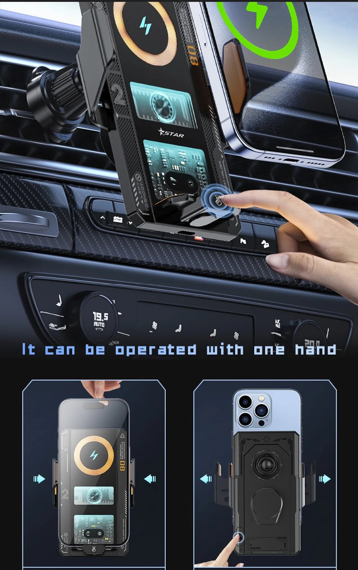 Car Smart Sensing Charger
