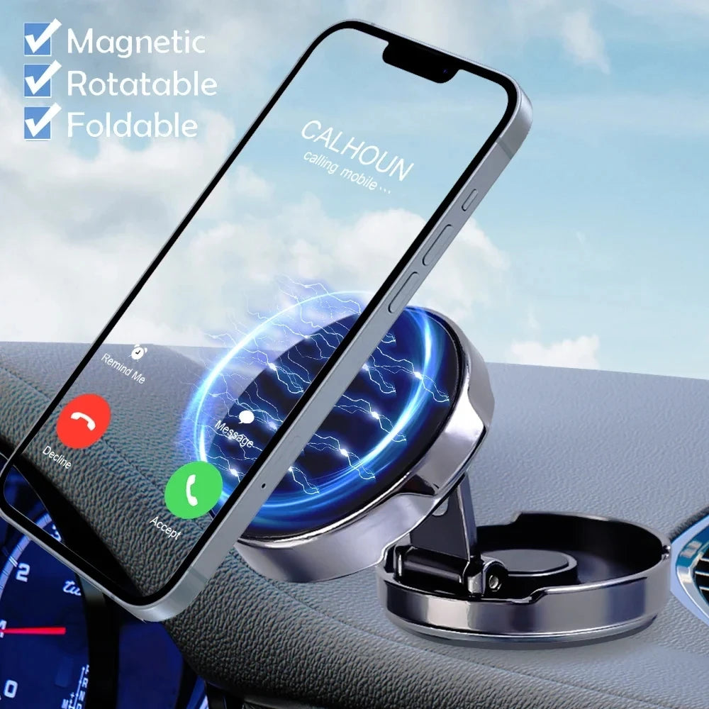 Magnetic 720° Foldable Car Phone Mount