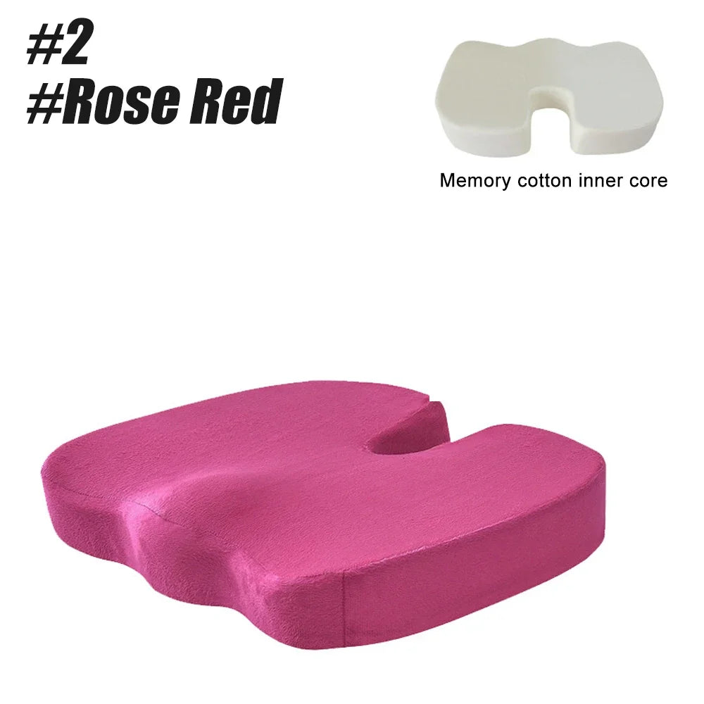 Seat Cushion Office Chair Cushions Coccyx Orthopedic Memory Foam U Seat Massage Chair Cushion Pad Car Massage Cushion
