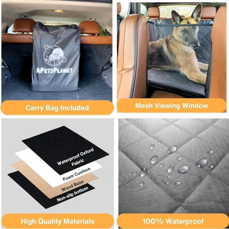 PawShield Waterproof Dog Car Seat & Travel Bed ππΎ