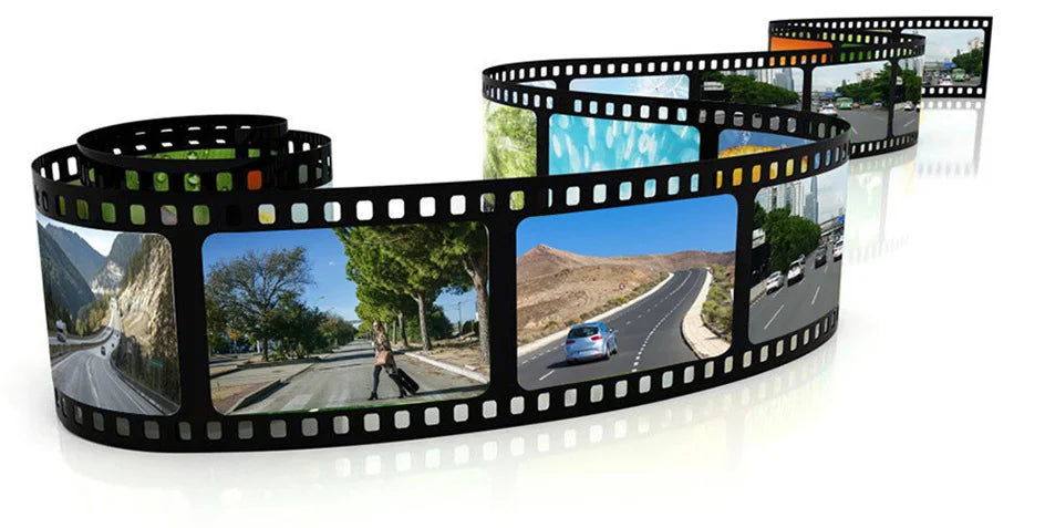E-ACE 2.5K Mirror Camera For Car Touch Screen Video Recorder Rearview Mirror Dashcam 1440P GPS Wifi 24H Parking DVR Black Box