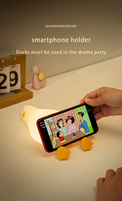 The Squishy Night Light Duck- LED Rechargeable