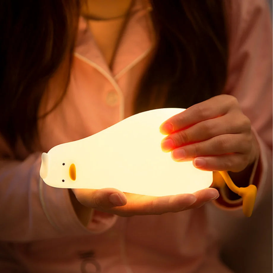 The Squishy Night Light Duck- LED Rechargeable