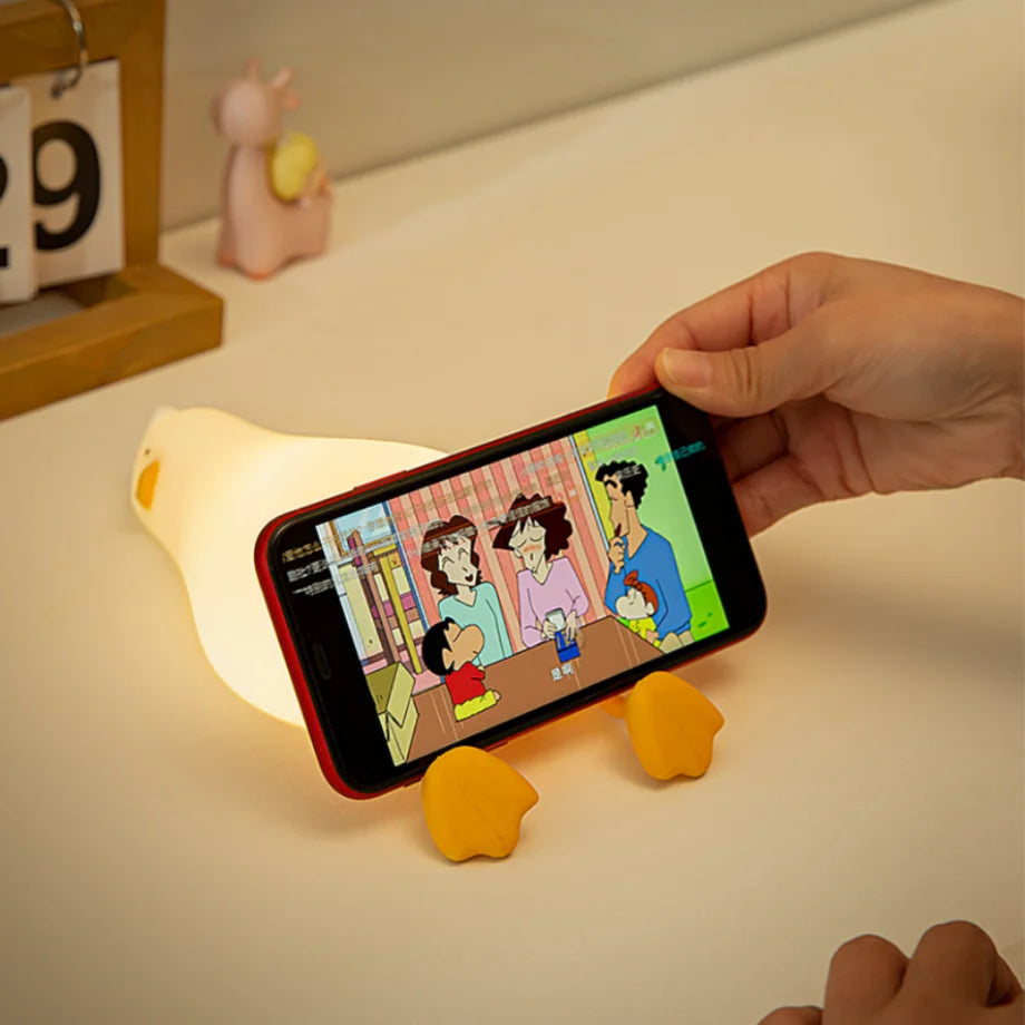 The Squishy Night Light Duck- LED Rechargeable