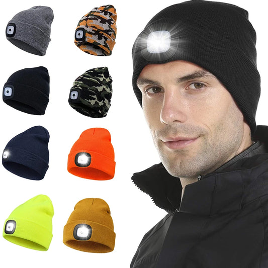 The Unique Beanie LED Head Lamp