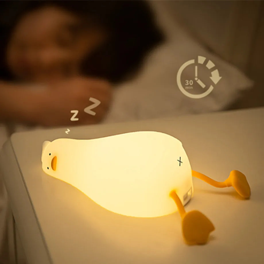 The Squishy Night Light Duck- LED Rechargeable