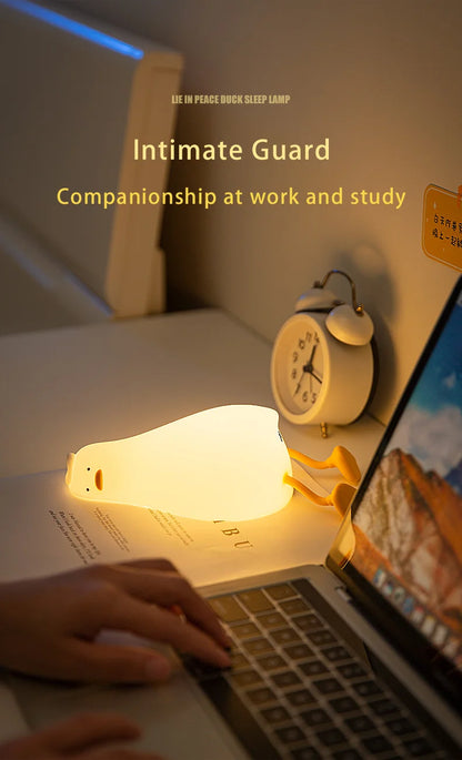 The Squishy Night Light Duck- LED Rechargeable