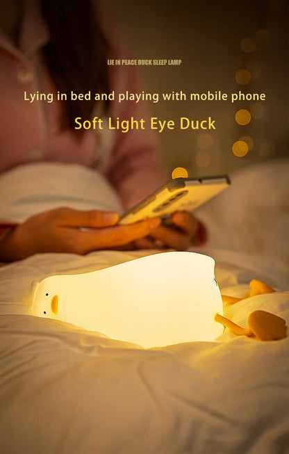 The Squishy Night Light Duck- LED Rechargeable